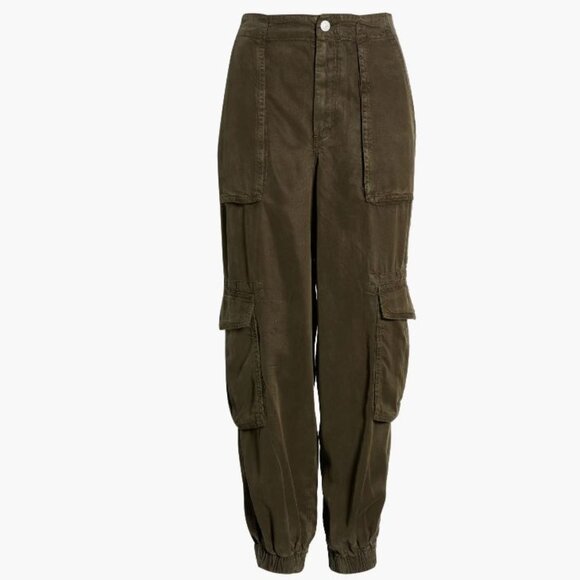 NWT AllSaints Freda Tensel Cargo Trousers Joggers Sz 0 - Picture 4 of 12
